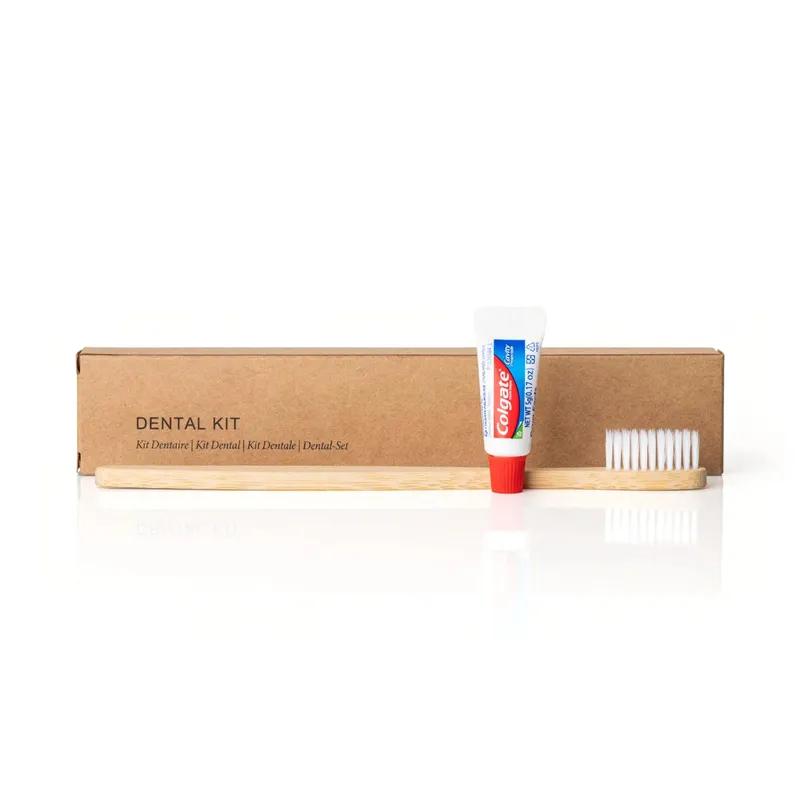 Dental Kit Includes: Bamboo Toothbrush & 5G Tube of Colgate Toothpaste 200/Case