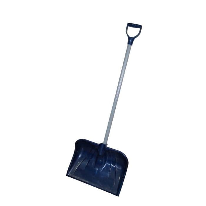 Snow Shovel 18 IN Vinyl Steel With Poly Combo Blade 1/Each