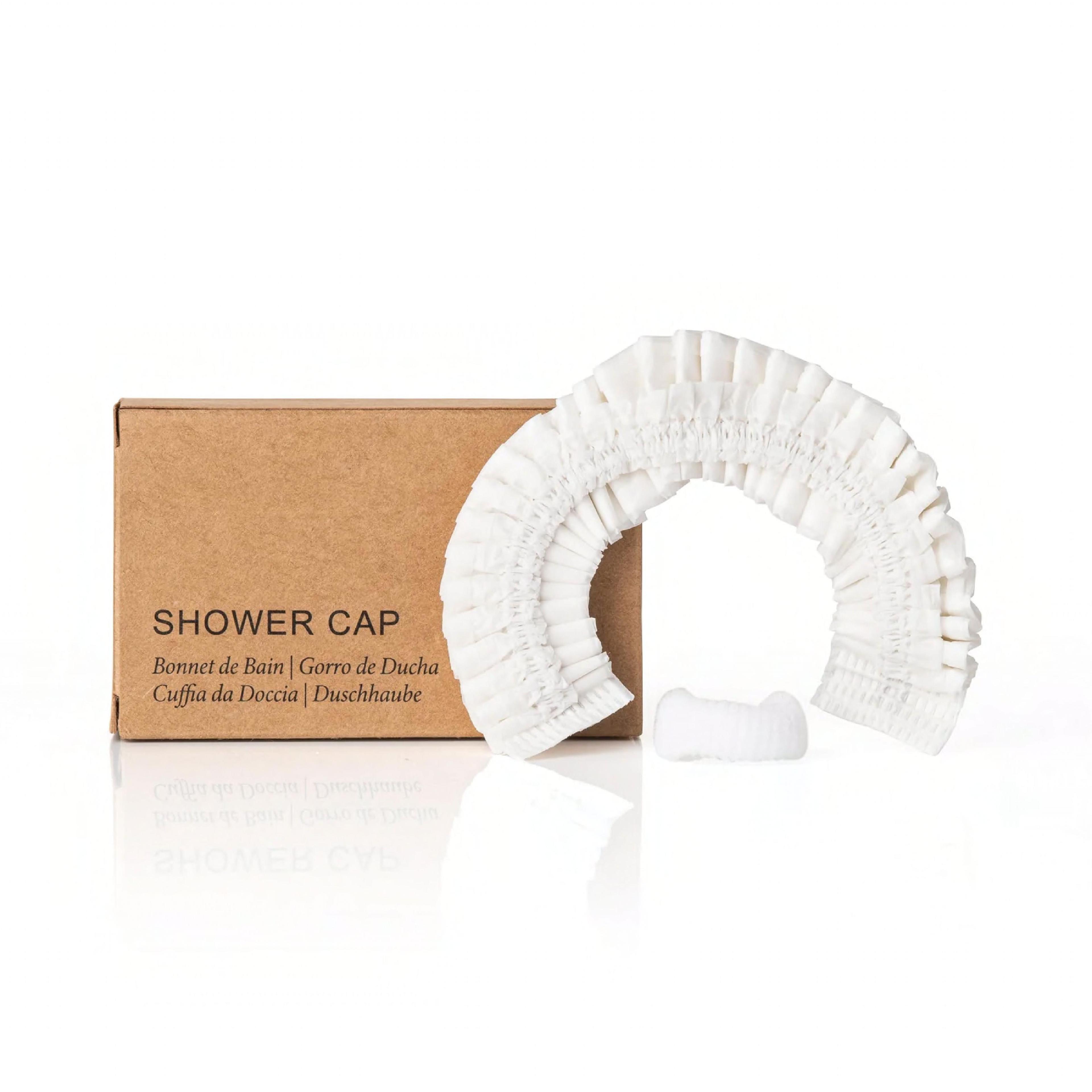 Shower Cap Cornstarch With Hair Tie 300/Case