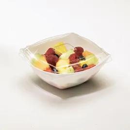 Lid Clear Square For 16 OZ Bowl 100/Case