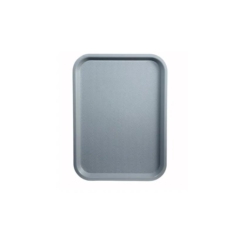 Fast Food Tray 10X14 IN Plastic Gray 1/Each