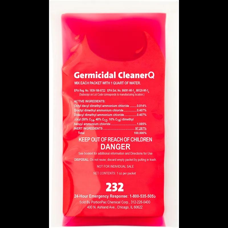 232 Germicidal Cleaner 1 FLOZ 132 Count/Box