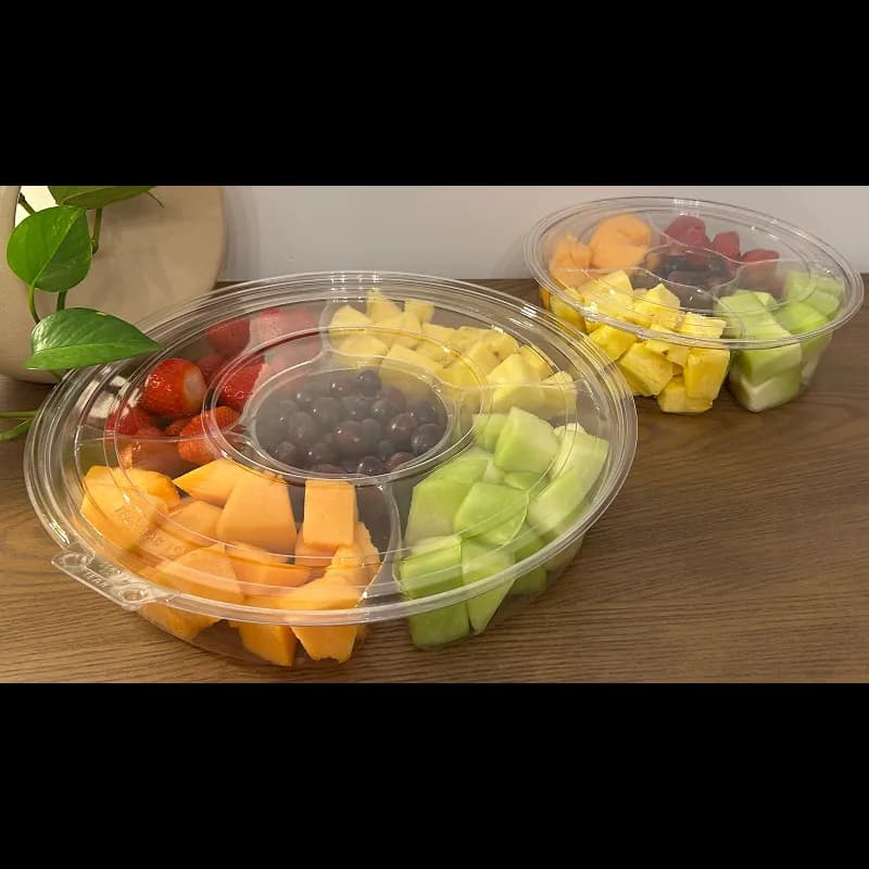 Serving Tray Base & Lid Combo 5 Compartment 44/Case