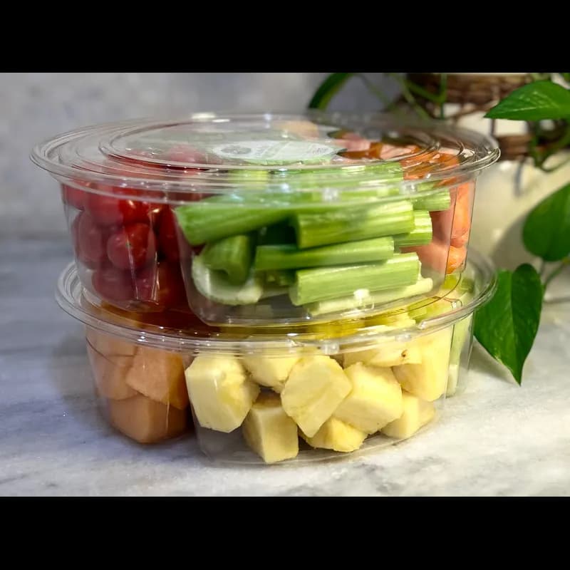 Serving Tray Base & Lid Combo 5 Compartment 44/Case