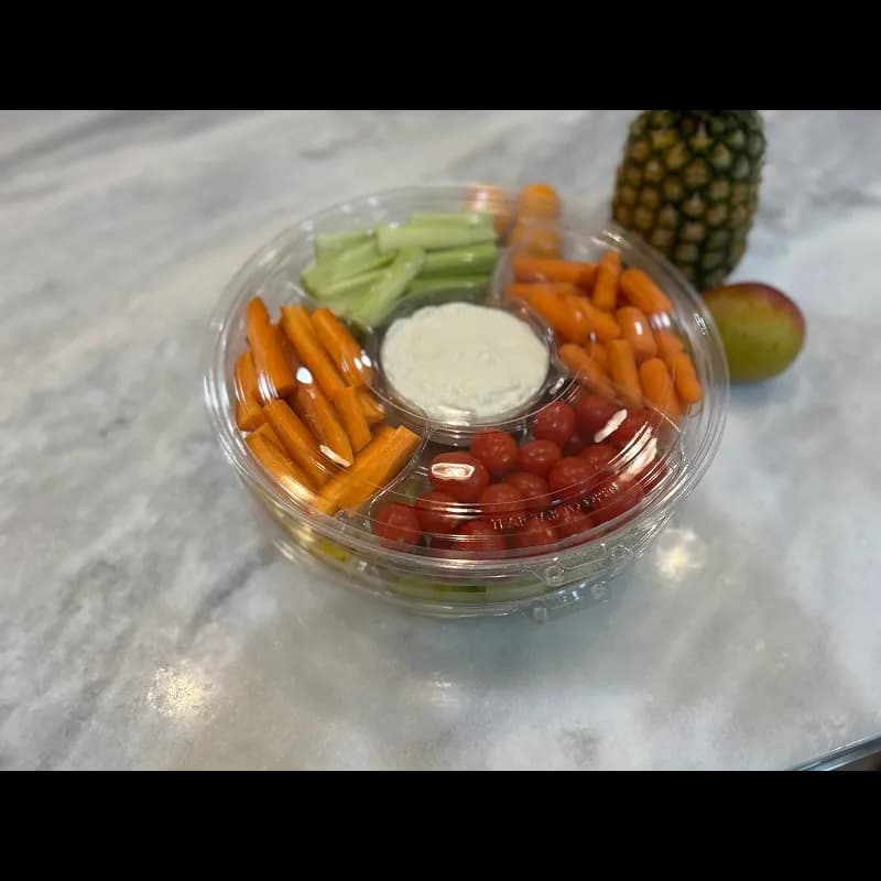 Serving Tray Base & Lid Combo 5 Compartment 44/Case