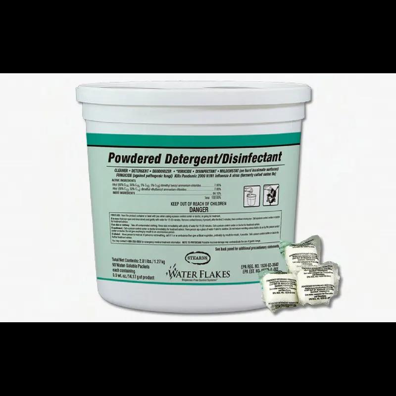 Water Flakes® Disinfectant 0.5 OZ Packet Powder Detergent 400/Case