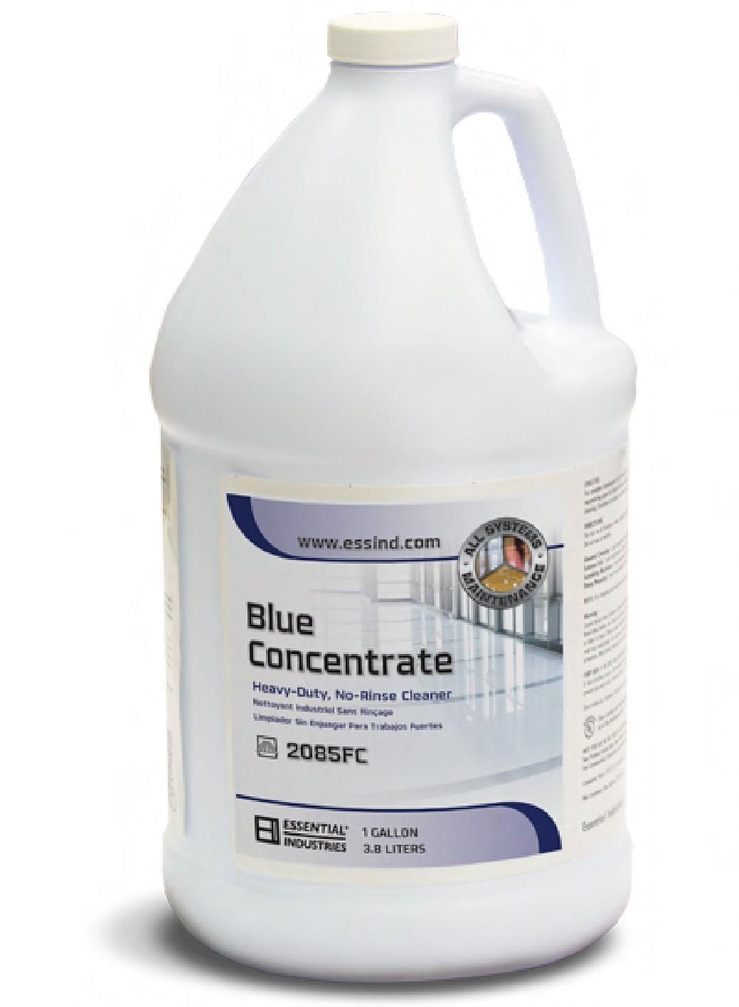 Blue Concentrate Citrus Scent Cleaner 5 GAL Concentrate Heavy Duty No Rinse 1/Drum