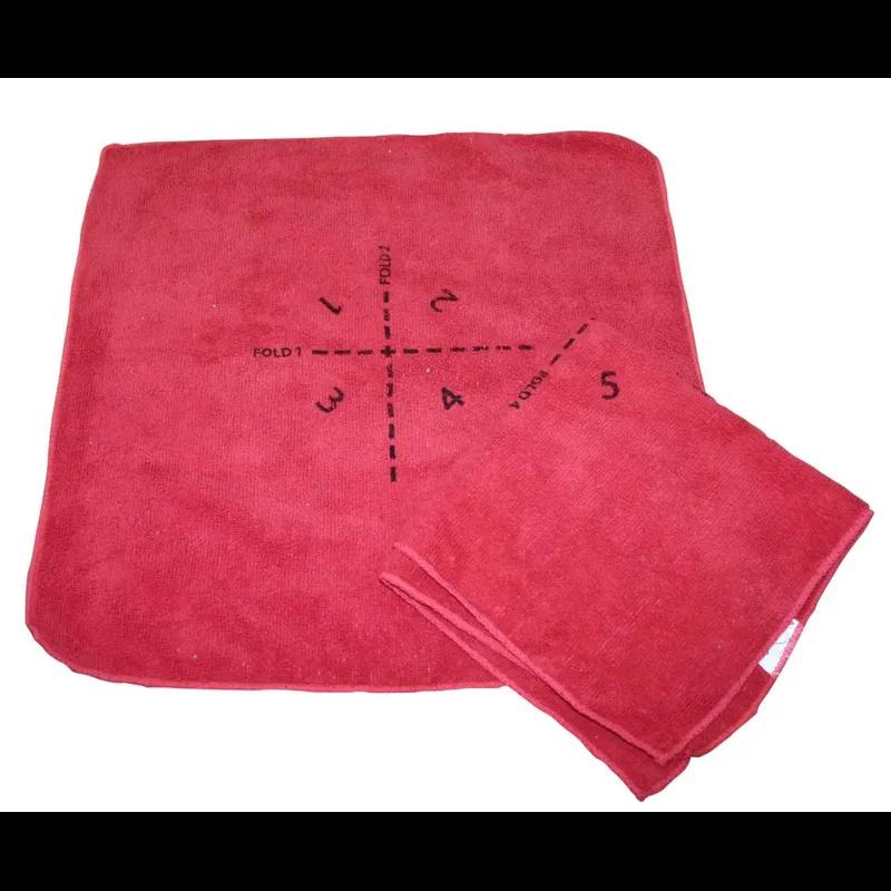 SmartTowel™ Cleaning Towel Microfiber Red 5 Count/Pack