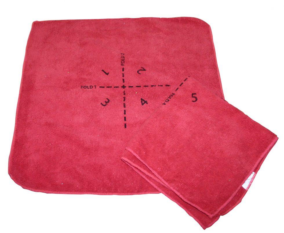 SmartTowel™ Cleaning Towel Microfiber Red 5 Count/Pack