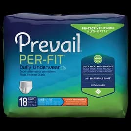 Prevail® Unisex Underwear Small (SM) 80/Case