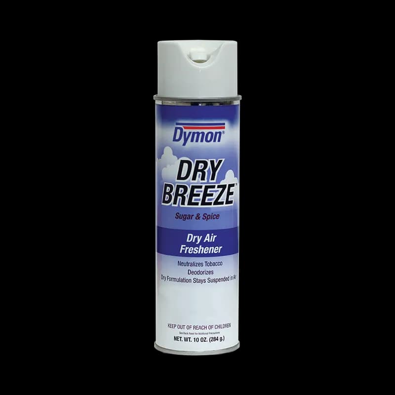 Dry Breeze™ Air Freshener Sugar & Spice Clear Straw Aerosol 10 OZ 12/Case