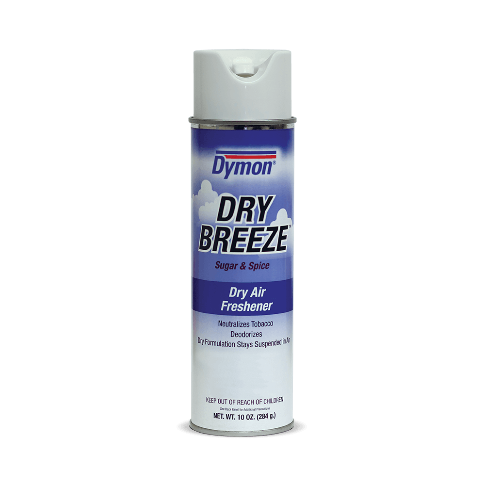 Dry Breeze™ Air Freshener Sugar & Spice Clear Straw Aerosol 10 OZ 12/Case