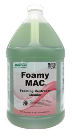 Multi-Clean® Foamy MAC Fresh Citrus Restroom Cleaner 1 GAL Mild Acid Foaming Liquid 4 Count/Case