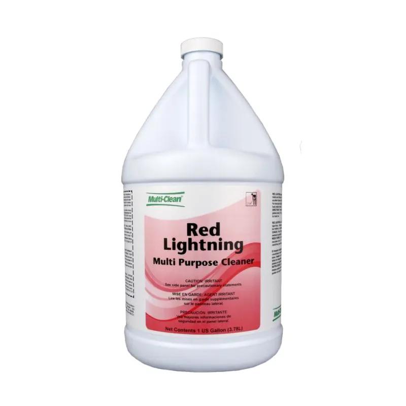 Multi-Clean® Red Lightning Fresh Lemon Cleaner 1 GAL Multi-Surface 4 Count/Case