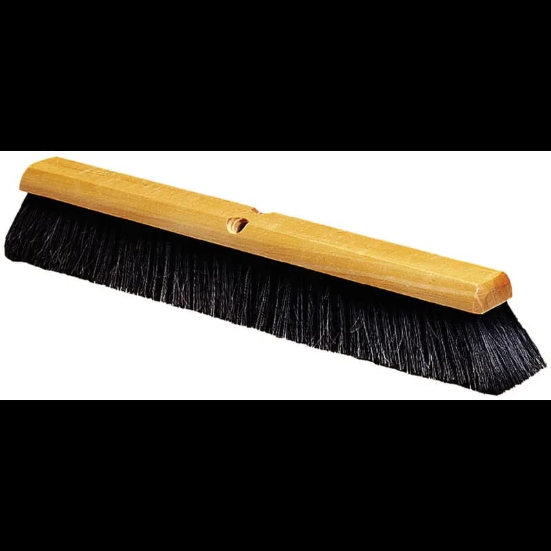 Carlisle Foodservice Products® Floor Sweep Brush 24 IN Mixed Hardwood Black Fine 12 Count/Case