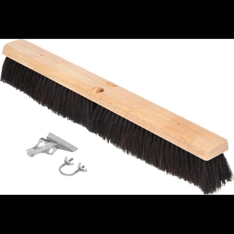 Carlisle Foodservice Products® Floor Sweep Brush 24 IN Mixed Hardwood Black Fine 12 Count/Case