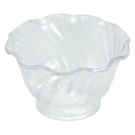 Ice Cream Dish Berry Dish 5 OZ Plastic Clear 12/Dozen