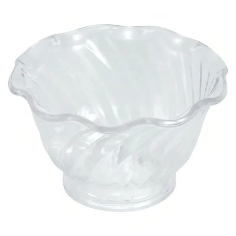 Ice Cream Dish Berry Dish 5 OZ Plastic Clear 12/Dozen