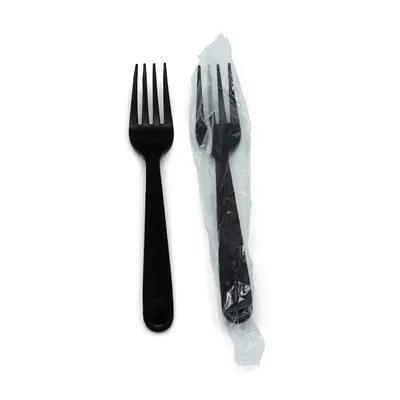 Victoria Bay Fork PP Black Heavyweight Individually Wrapped 1000/Case