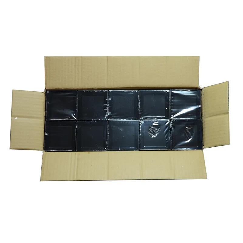 Tiny Temptations Serving Tray 2.5X2.5 IN Plastic Black Square 200/Case