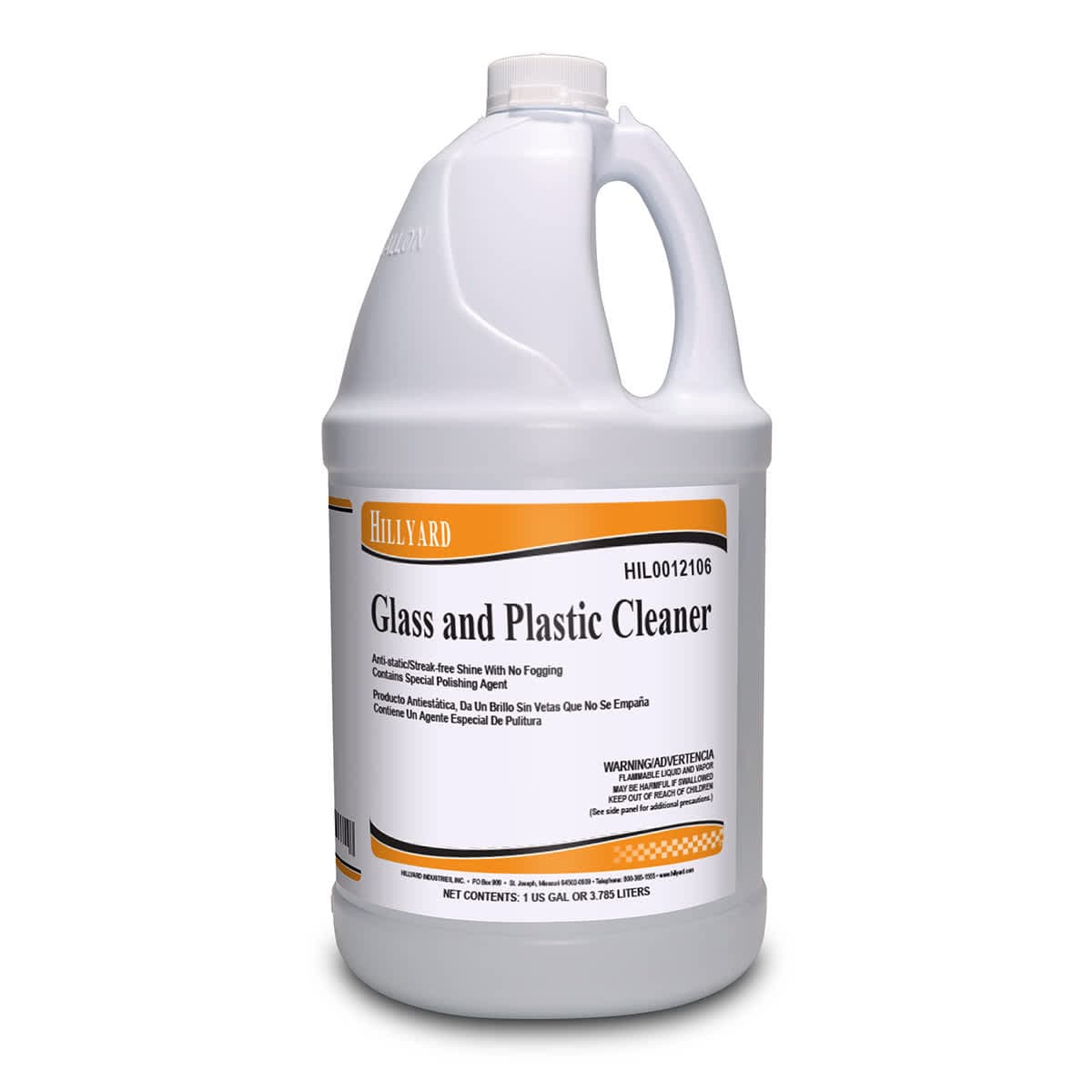 Glass & Plastic Cleaner 1 GAL Liquid 4/Case