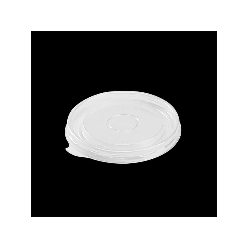 Karat® Lid Flat 3.78 IN PP White Round For 6-10 OZ Container 1000/Case