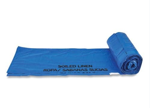 Victoria Bay Can Liner 40X48 IN 45 GAL Blue 18MIC 25 Count/Roll 8 Rolls/Case