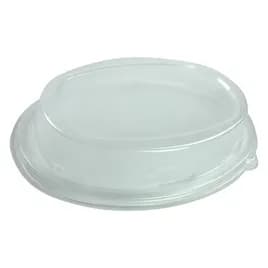 Lid Dome Small (SM) 9.29X6.79X1.5 IN 1 Compartment PP Clear Oval For Burrito Bowl Unhinged 300/Case