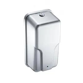 ROVAL™ Hand Sanitizer & Soap Dispenser Stainless Steel Automatic Surface Mount Stand Hands Free Battery Powered 1/Each