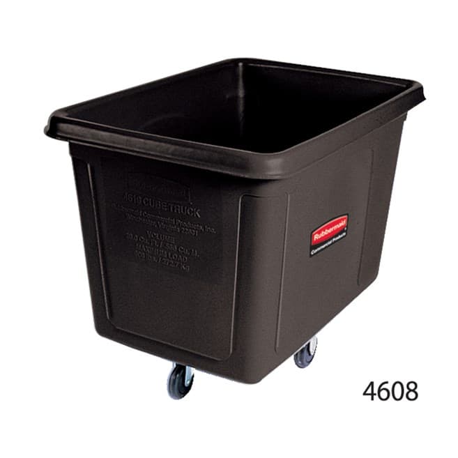 Cube Truck 38.00X26.00X28.13 IN 8 Cubic Foot Black FDA 1/Each