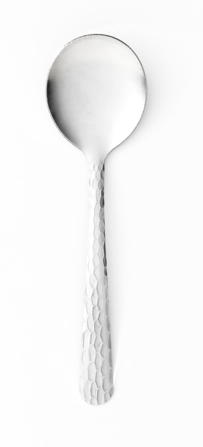 Aspire Bouillon Spoon 18/0 Stainless Steel Medium Weight Silver 36/Case