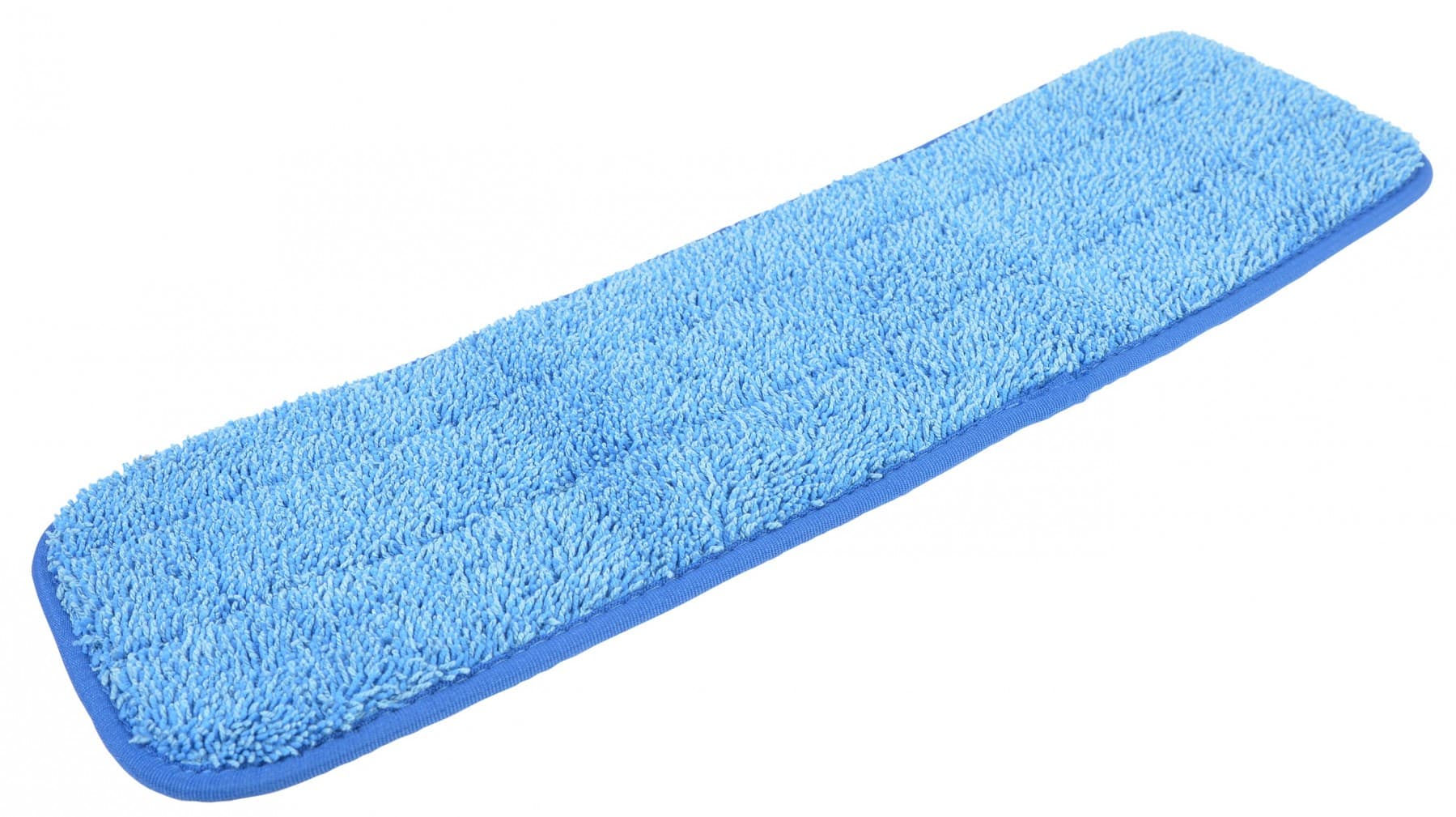 Wet Mop Pad 18X5 IN Blue Microfiber Looped 12/Dozen