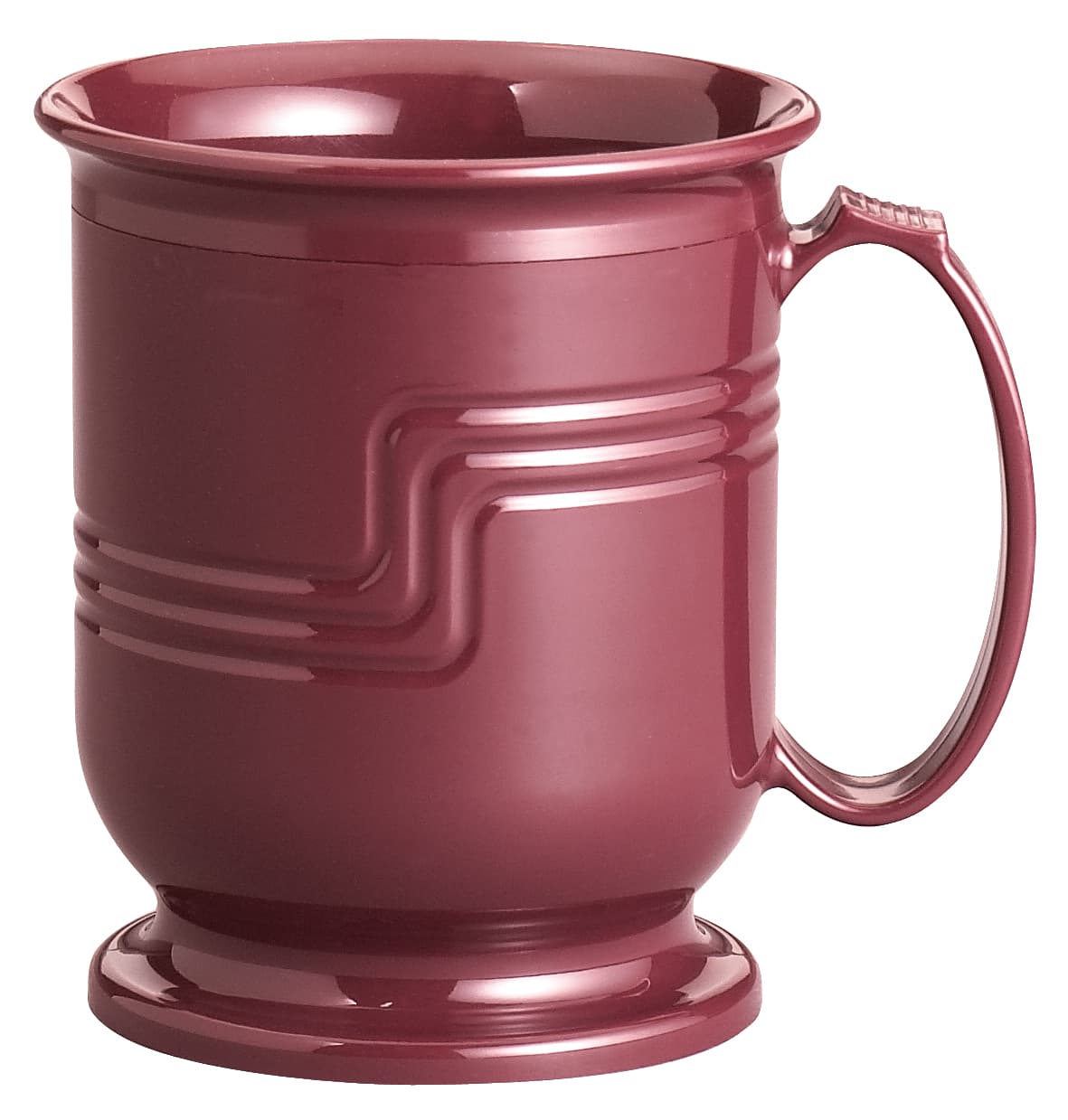 The Shoreline Collection Mug 8 FLOZ Cranberry Dishwasher Safe 48/Case