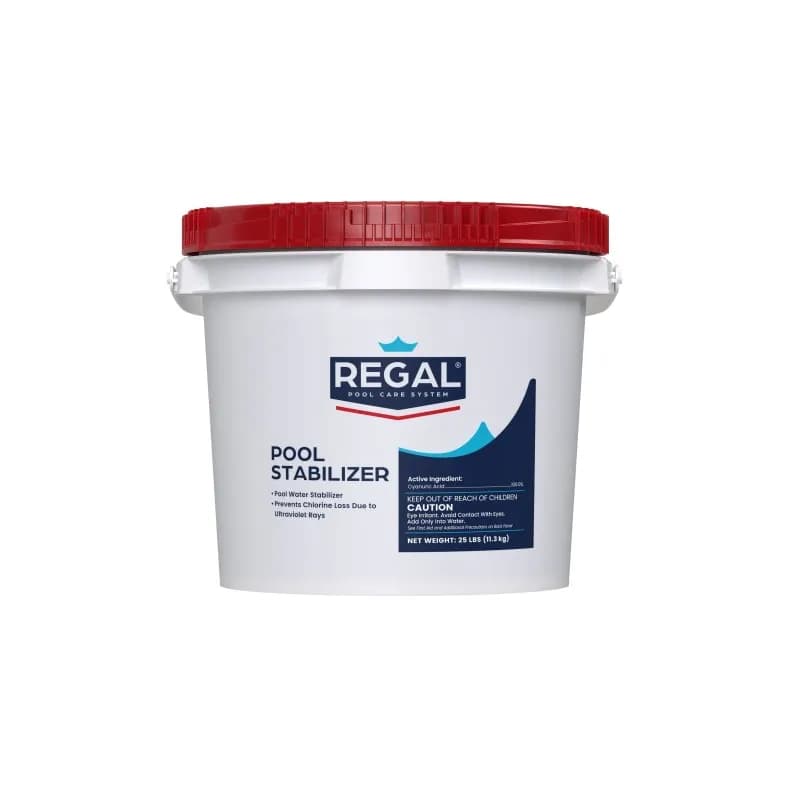 Pool Stabilizer Solid Granules Powder 25# 1/Pail