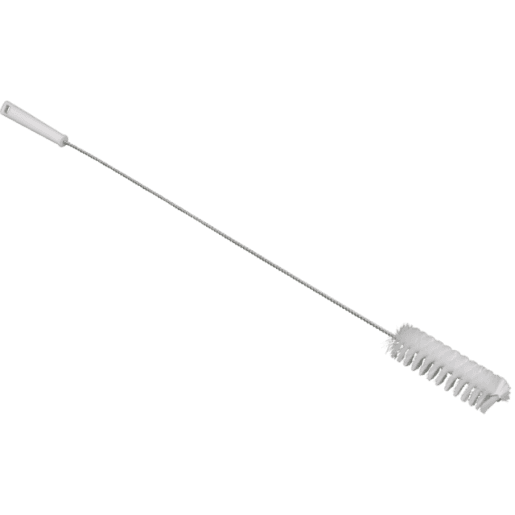Tube Brush 2X36 IN Polyester Polypropylene (PP) Stainless Steel White Medium Bristle Stiffness 10/Case