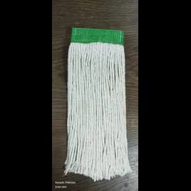 Victoria Bay Mop Head #20 White Green Cotton Synthetic Blend Cut End 5 IN Headband 12 Count/Case