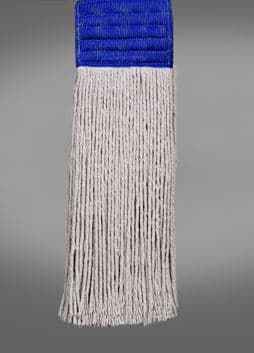 Victoria Bay Mop Head #32 White Blue Cotton Synthetic Blend 5 IN Headband 12 Count/Case