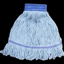 Victoria Bay Mop Head Small (SM) Blue Cotton Synthetic Blend Looped 5 IN Headband 12 Count/Case