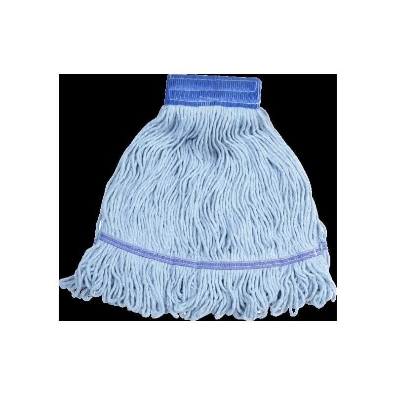 Victoria Bay Mop Head Small (SM) Blue Cotton Synthetic Blend Looped 5 IN Headband 12 Count/Case