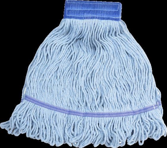 Victoria Bay Mop Head Small (SM) Blue Cotton Synthetic Blend Looped 5 IN Headband 12 Count/Case