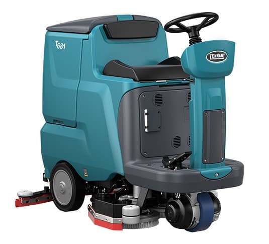 Rider Scrubber 59.6X42.9X48.8 IN 29 GAL 33.5IN Gray Black Small 240Ah Wet FLA Battery With Squeegee Disk Head 1/Each