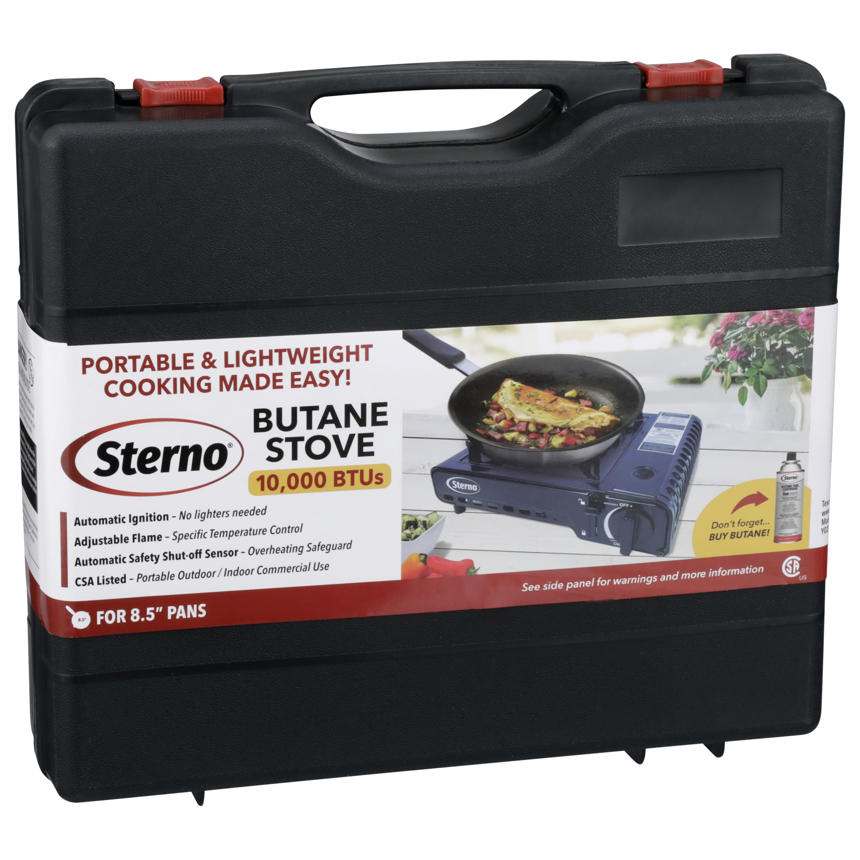 Butane Stove Butane Portable 10000 BTU 3/Case