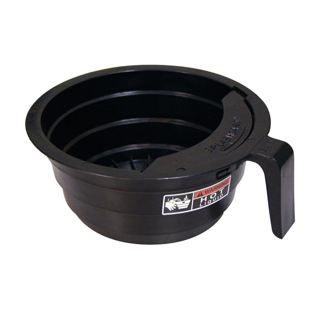 Splashgard Funnel Plastic Black With Decals 1/Each