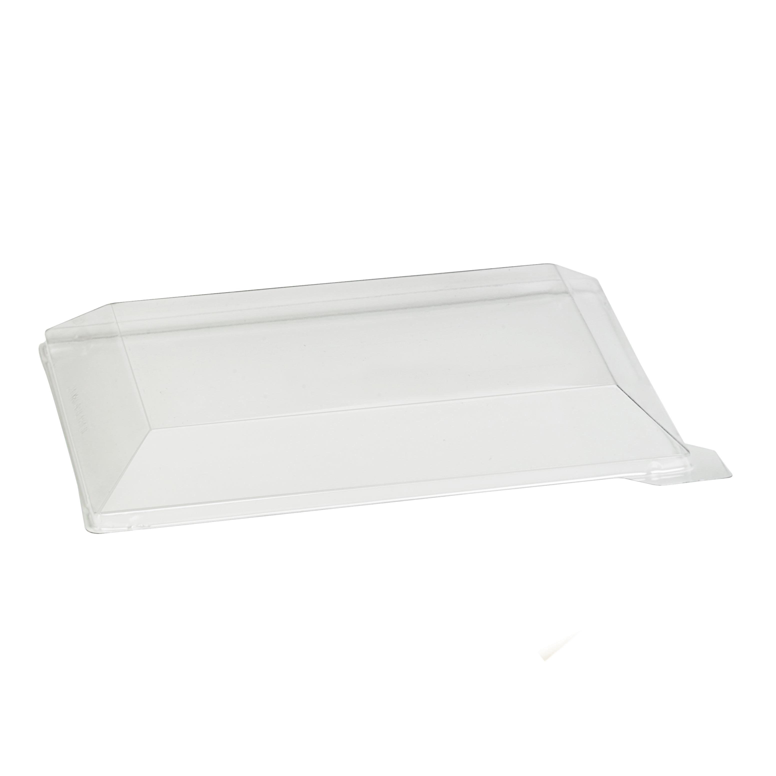 Lid Dome 7.08X5.11X1.18 IN PET Clear Rectangle For Container 100/Case