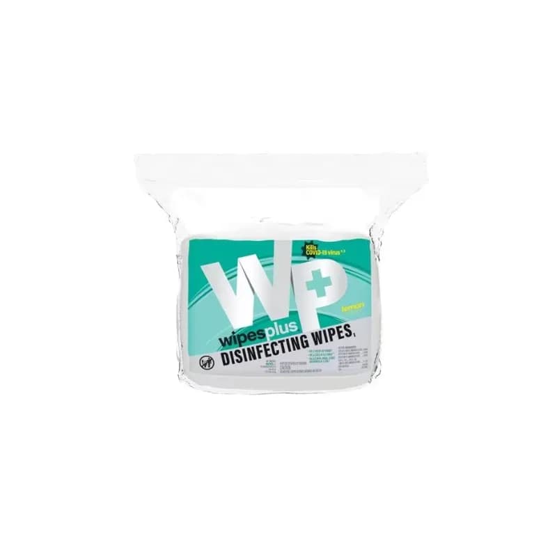 WipesPlus® Gym Equipment Wipe 16.56X16.50X8.63 IN White Refill 800 Count/Bag 4 Bags/Case