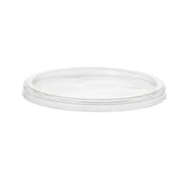 Lid Flat 4 IN PLA Clear Round For 5 OZ Deli Container 2000/Case