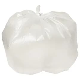 Can Liner 37X46 IN 44 GAL Natural HDPE 17MIC Extra Heavy Star Seal 25 Count/Roll 10 Rolls/Case