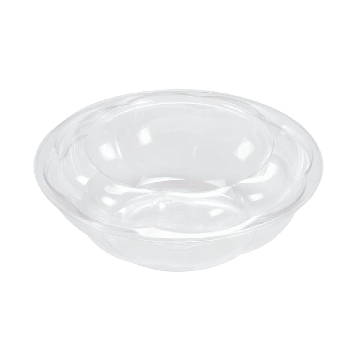 Victoria Bay Salad Bowl & Lid Combo With Dome Lid 64 OZ PET Clear Round Unhinged 100/Case