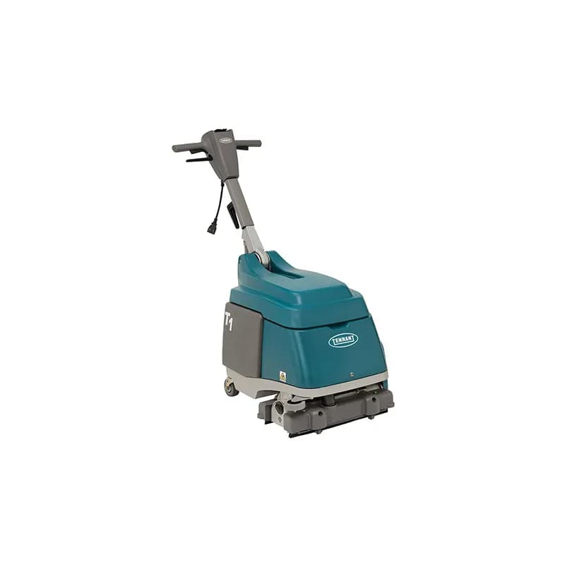 Tennant T1 Commercial Use Floor Scrubber 15IN Teal With 15IN Head 50FT Cord Electric Cylindrical 1/Each