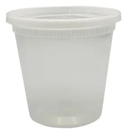 Deli Container 24 OZ PP Clear Round Heavy Duty 240/Case